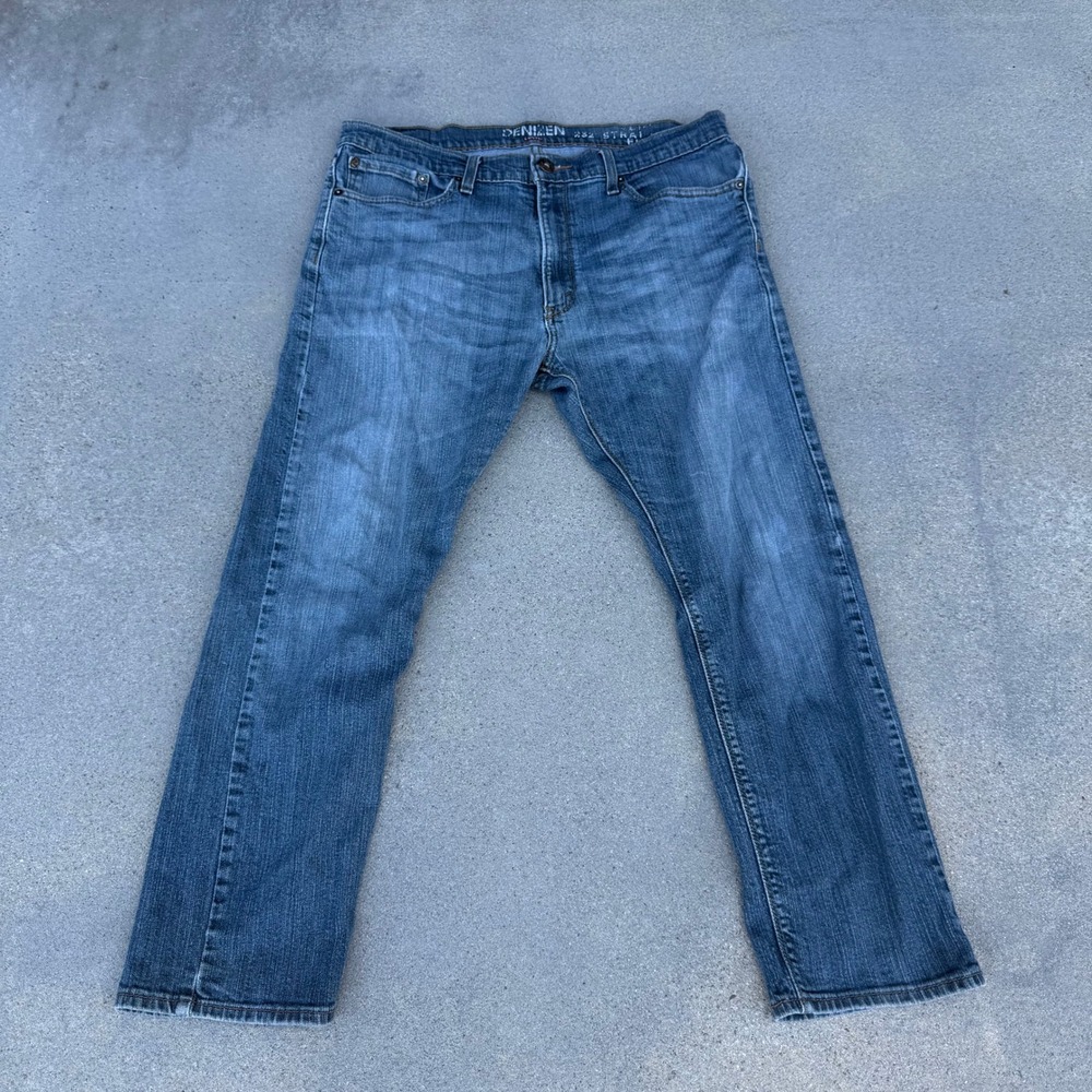 Denizen Levi's 232 Slim Straight Fit Mens Jeans Blue Medium Wash 36x28